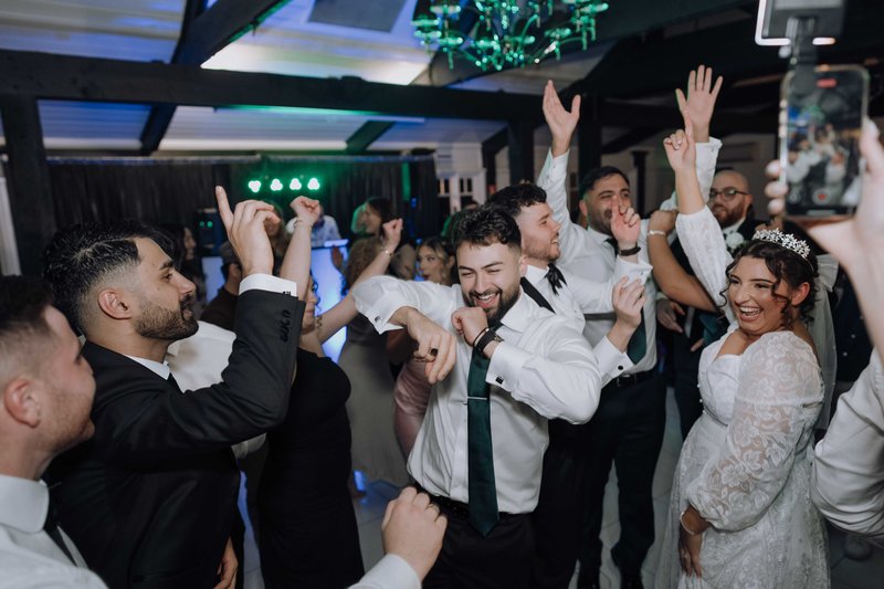 Wedding first dance lift moment